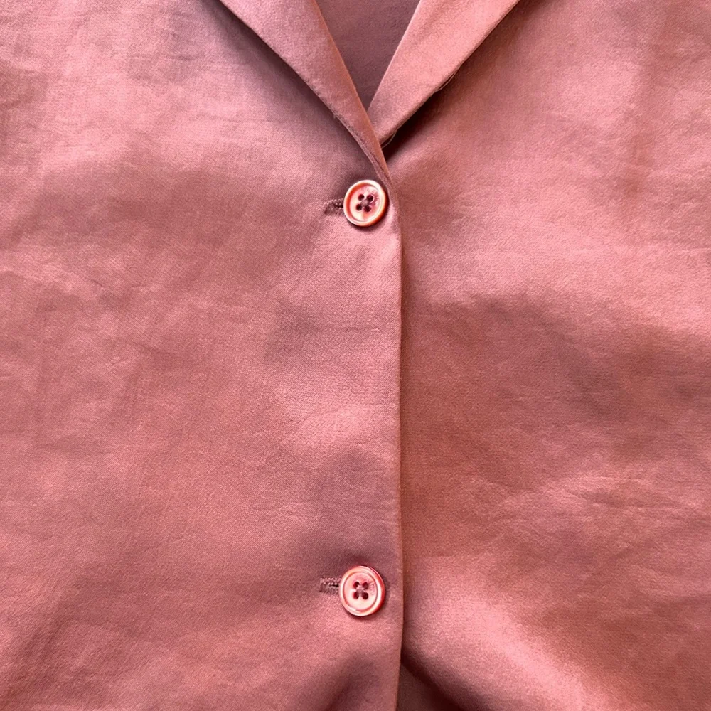 Wilfred Free tie front satin blouse sz S - Picture 5 of 10